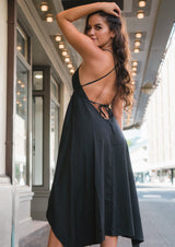 BLACK EVERYTHING DRESS