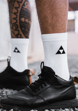 WHITE TRIANGLE SOCKS