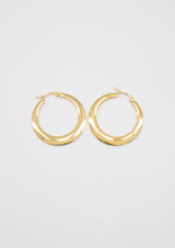 GOLD HOOP EARRINGS