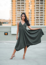 OLIVE EVERYTHING DRESS